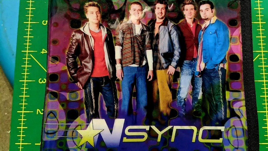 NSYNC CD CASE PLUS PIN&nbsp;BUTTON