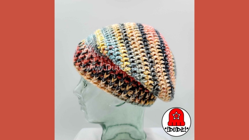 WOMEN’S PRECIOUS SERIES CROCHET SLOUCHY BEANIE 002 IN CITY BEAT&nbsp;COLORWAY